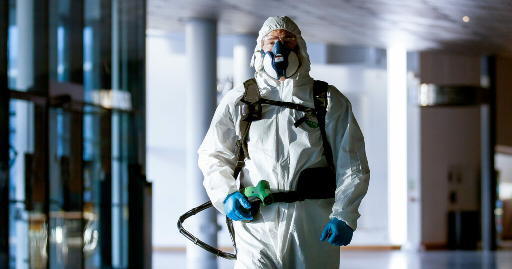 CARDIFF, UK:
Team members from Mrs Bucket commercial cleaning company shot for The Content Creators at Wales Millennium Centre in Cardiff
(Picture by Nick Morrish)